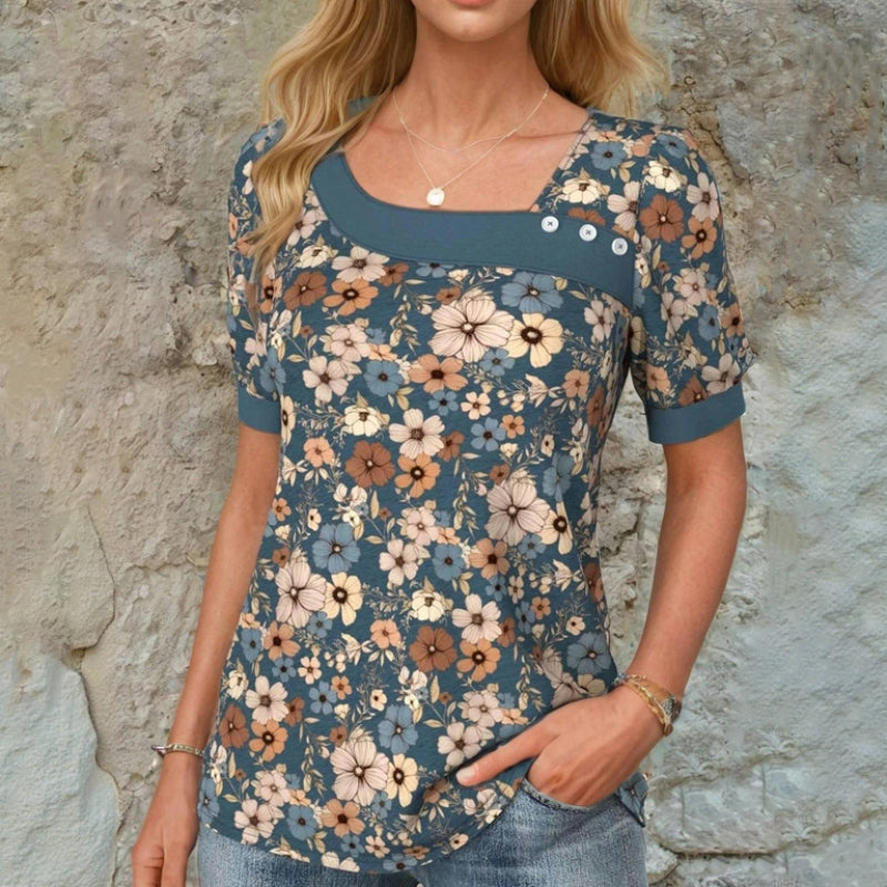 Jela | Blomstret bluse
