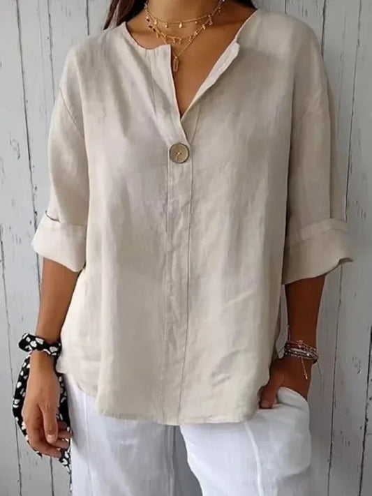 Kaleide™ - Elegant bluse i hør